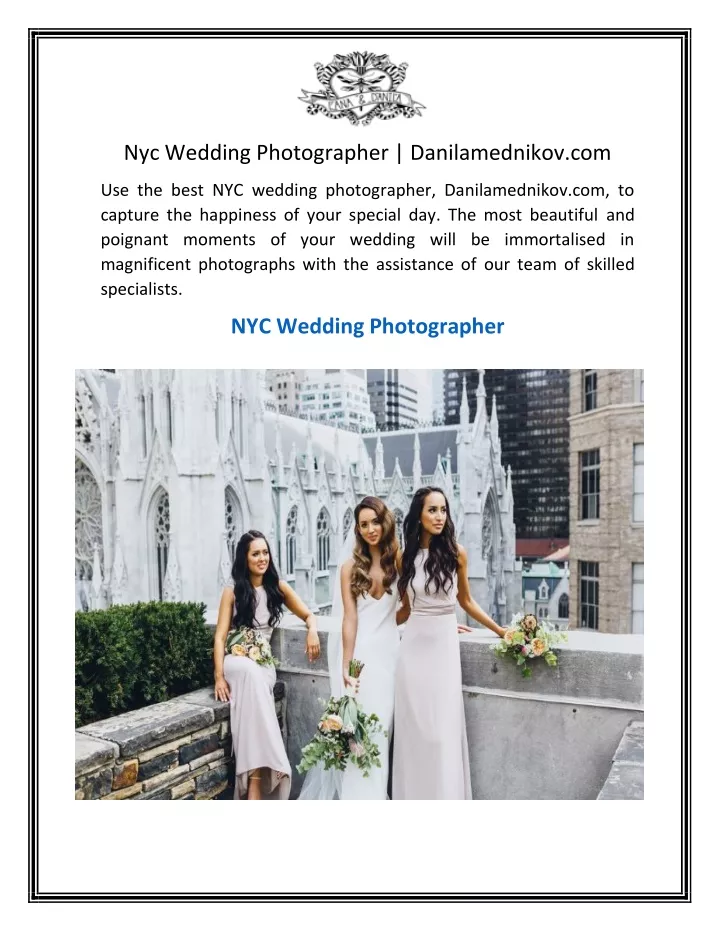 nyc wedding photographer danilamednikov com