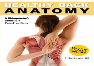 READ PDF Healthy Back Anatomy (Anatomies of)