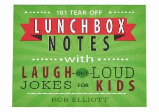 READ 101 Tear-Off Lunchbox Notes with Laugh-Out-Loud Jokes for Kids, Funny Inspi