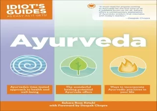 PDF Ayurveda (Idiot's Guides)