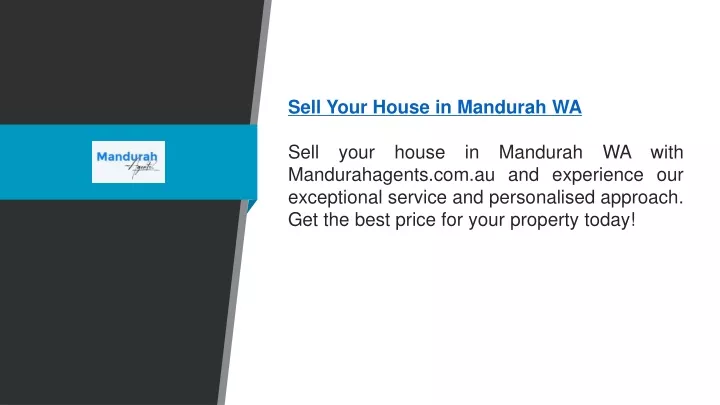 sell your house in mandurah wa sell your house