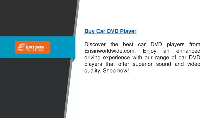 buy car dvd player discover the best