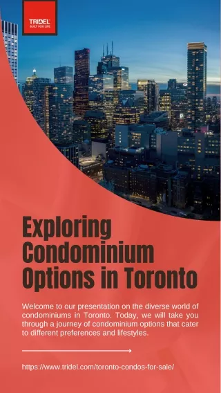 Buy condominium for sale in Toronto
