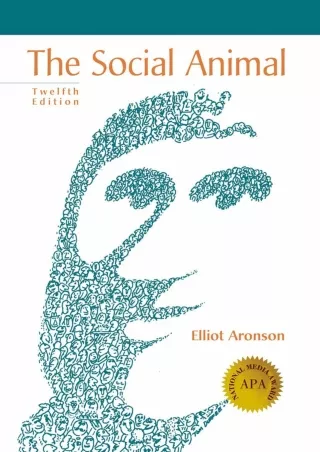 DOWNLOAD/PDF The Social Animal Twelfth Edition