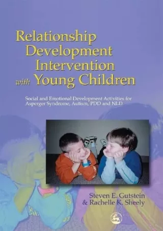 DOWNLOAD/PDF Relationship Development Intervention with Young Children: Social and