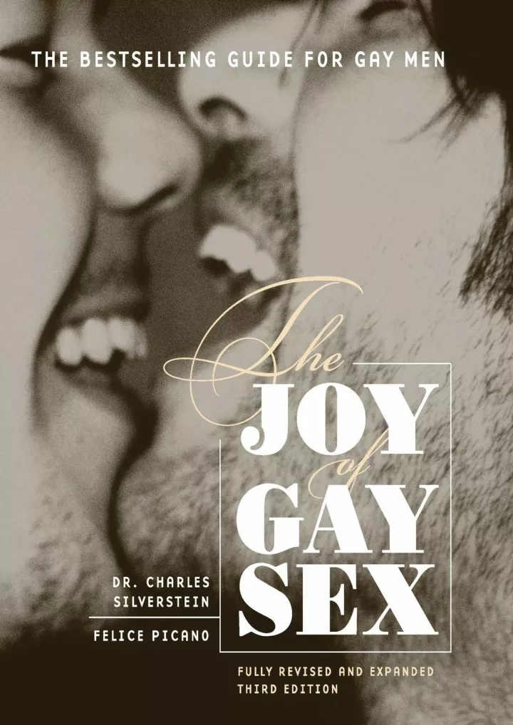 Ppt Pdf Read The Joy Of Gay Sex Revised And Expanded Third Edition