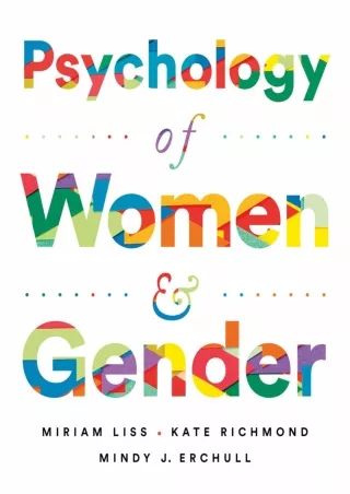 $PDF$/READ/DOWNLOAD Psychology of Women and Gender