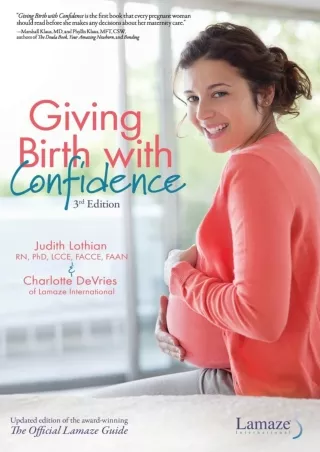 DOWNLOAD/PDF Giving Birth with Confidence