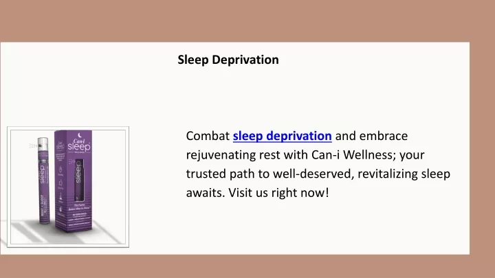 sleep deprivation