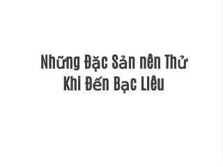 nh ng c s n n n th khi n b c li u