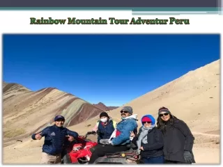 Rainbow Mountain Tour Adventur Peru