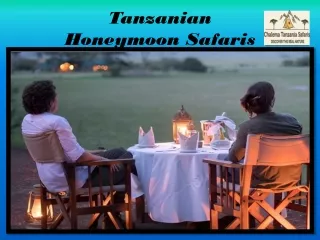 tanzanian honeymoon safaris