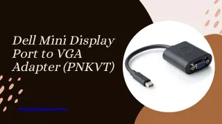 Buy Dell Mini Display Port to VGA Adapter (PNKVT) online at the best price