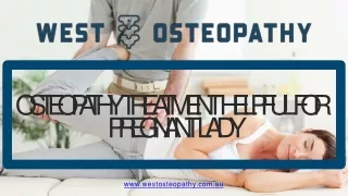 Osteopathy Treatment Helpful For Pregnant Lady