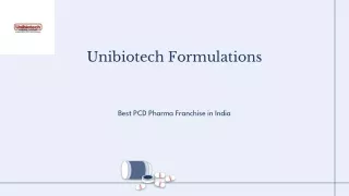Unibiotech Formulations Monopoly Pharma Franchise In India