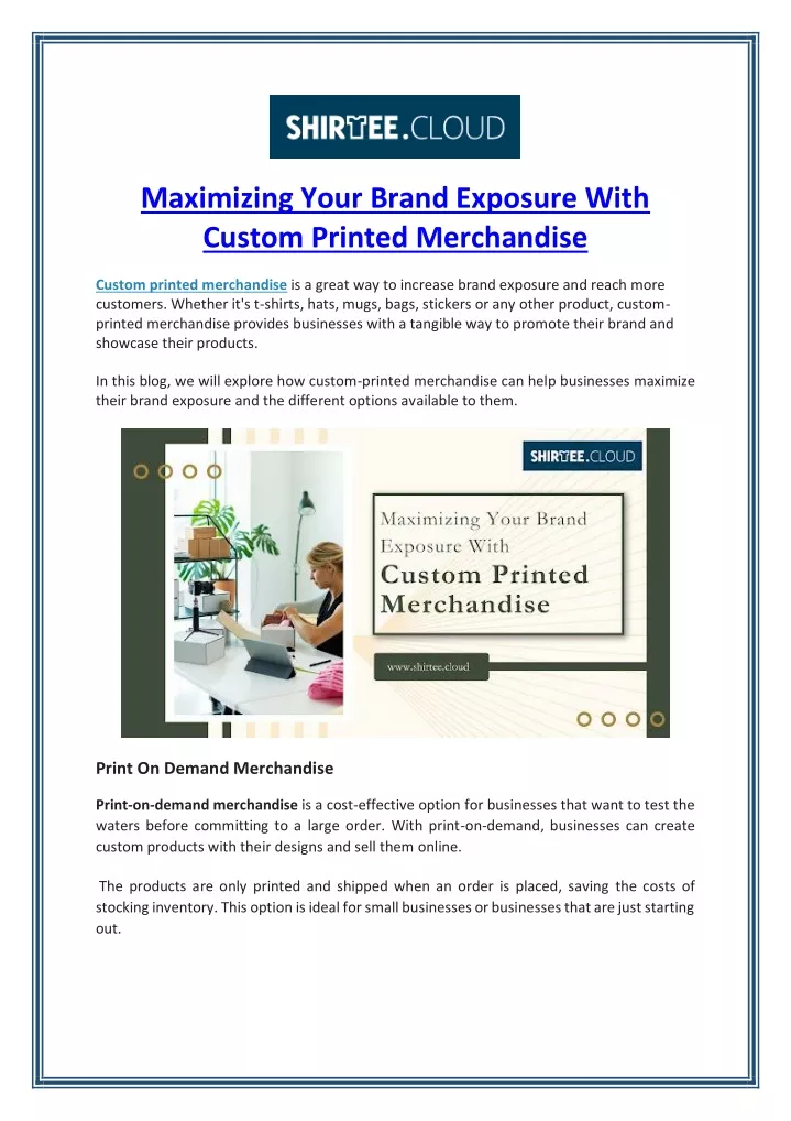 maximizing your brand exposure with custom