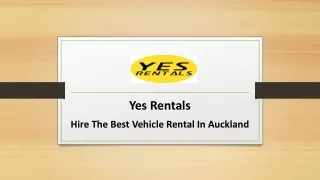 Hire The Best Vehicle Rental In Auckland
