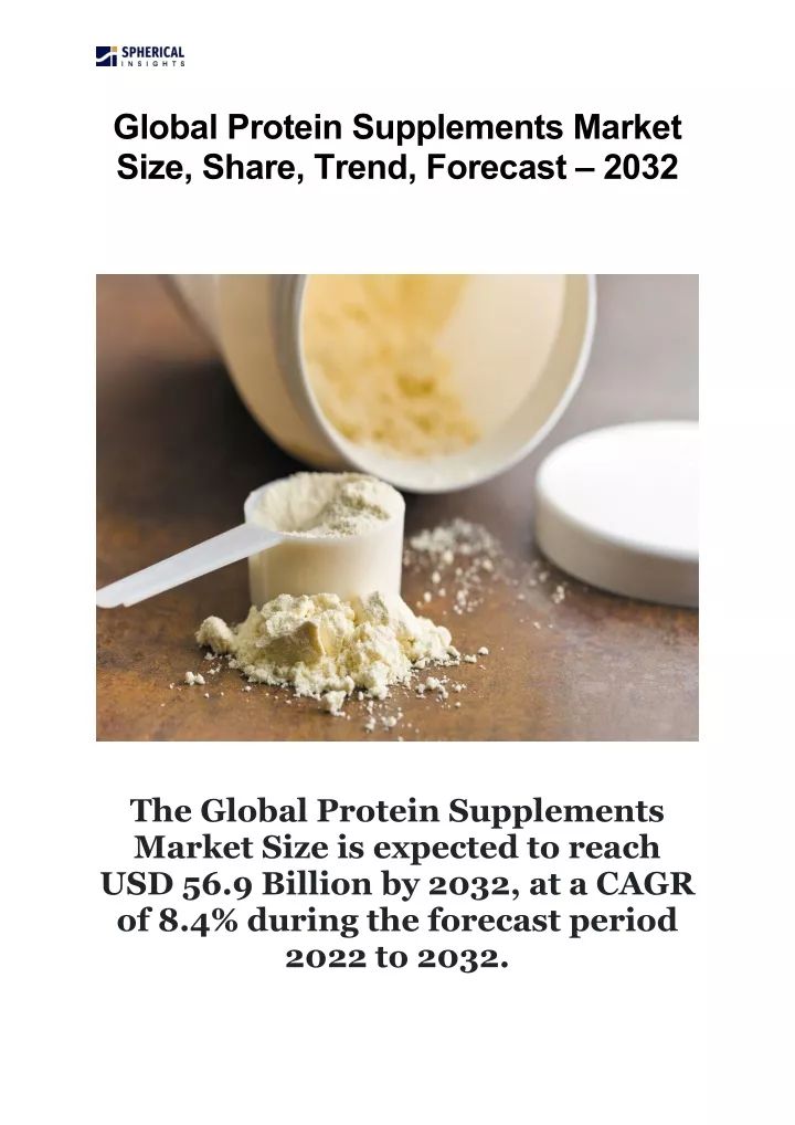 global protein supplements market size share