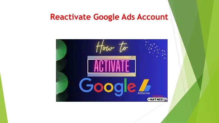 reactivate google ads account