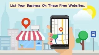 List Your Business On These Free Websites.