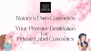 Create Your Own Private Label Cosmetics with Jordane