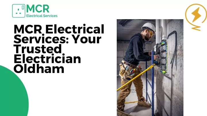 mcr electrical services your trusted electrician