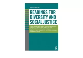 Kindle online PDF Readings for Diversity and Social Justice for ipad