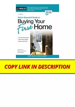 Ebook download Nolos Essential Guide to Buying Your First Home for android