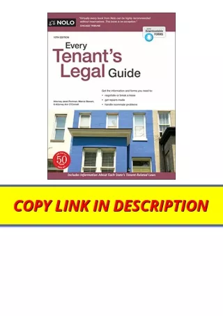 Download PDF Every Tenants Legal Guide unlimited
