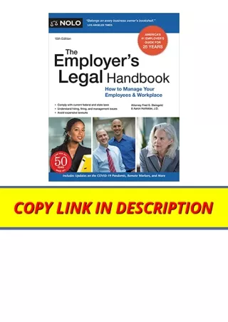 Download Employers Legal Handbook The How to Manage Your Employees and Workplace