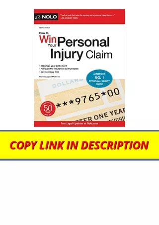 Kindle online PDF How to Win Your Personal Injury Claim for android