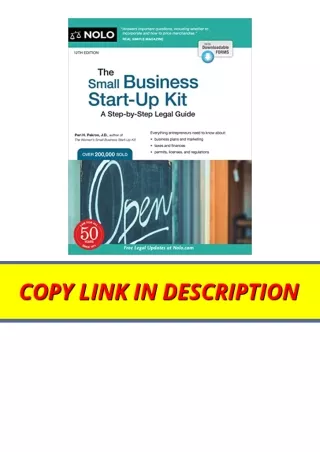 Kindle online PDF Small Business Start Up Kit The A Step by Step Legal Guide unl