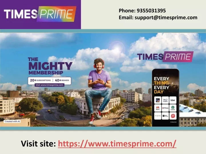 phone 9355031395 email support@timesprime com