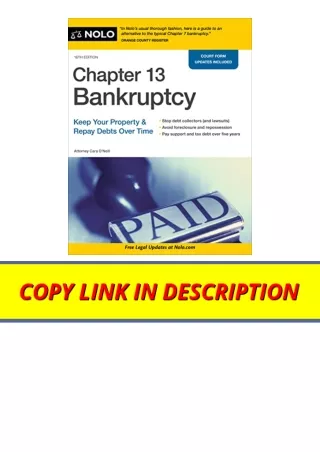 Kindle online PDF Chapter 13 Bankruptcy Keep Your Property and Repay Debts Over