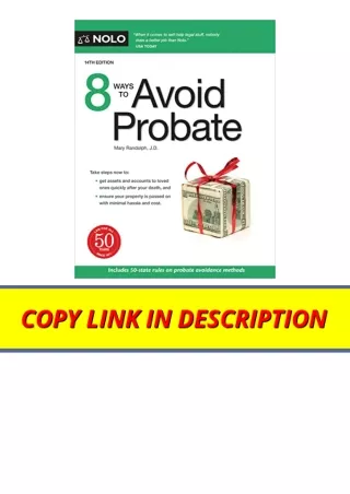 Kindle online PDF 8 Ways to Avoid Probate for android
