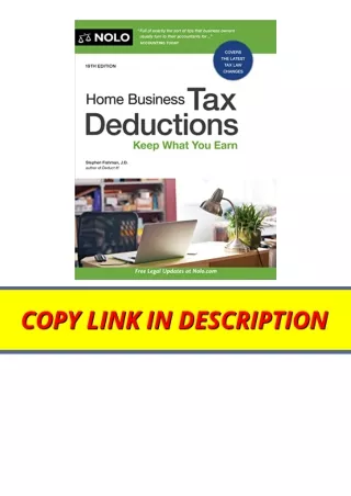 Download PDF Home Business Tax Deductions Keep What You Earn for android