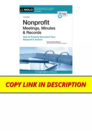 Download PDF Nonprofit Meetings Minutes and Records How to Properly Document You