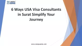 Online IELTS coaching classes in Surat | USA visa consultants Surat - Canopus
