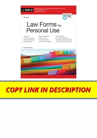 PDF read online Law Forms for Personal Use 101 Law Forms for Personal Use for an