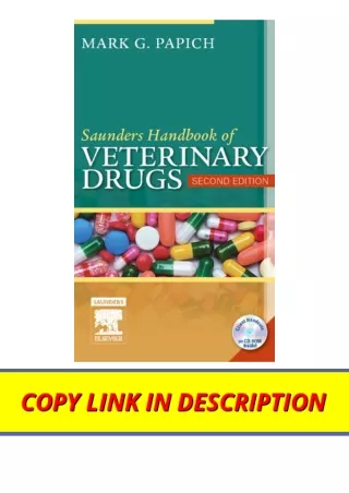 Kindle online PDF Saunders Handbook of Veterinary Drugs Small and Large Animal f