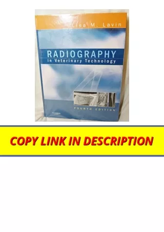 Download Radiography in Veterinary Technology unlimited
