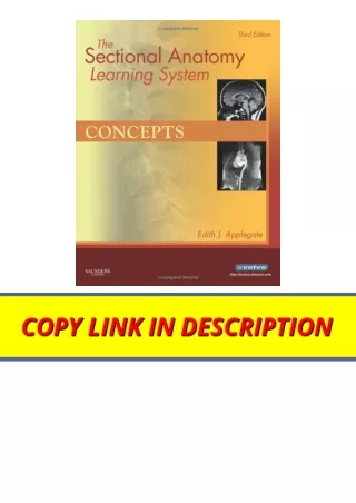 Kindle online PDF The Sectional Anatomy Learning System unlimited