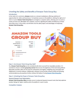 Amazon-Tools-Group-Buy-SEO