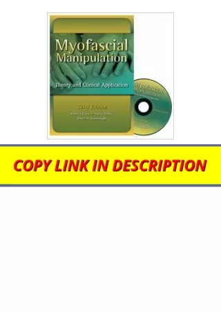 Download PDF Myofascial Manipulation Theory and Clinical Application 3rd Edition