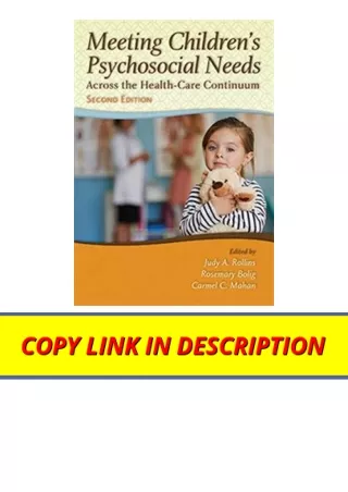 Download Meeting Childrens Psychosocial Needs Across the Healthcare Continuum un