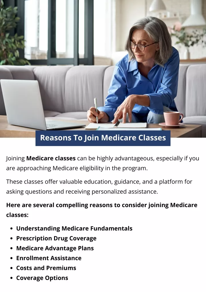 reasons to join medicare classes