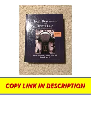 PDF read online Hotel Restaurant and Travel Law 7th Edition for android