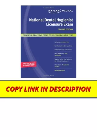 Download PDF Kaplan National Dental Hygienist Licensure Exam Kaplan Dental Hygie