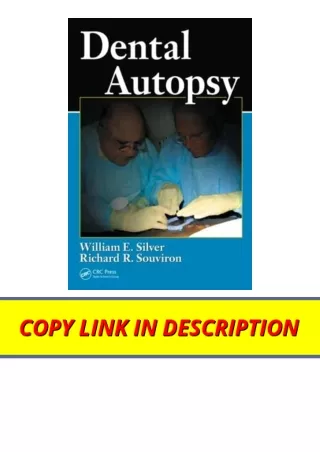 PDF read online Dental Autopsy for ipad