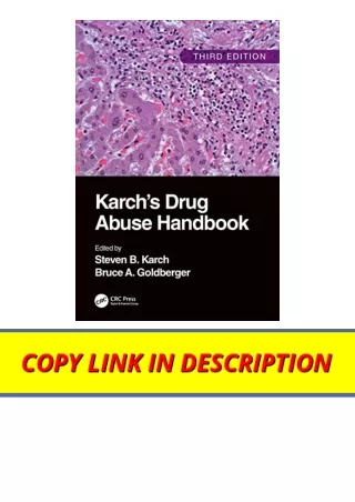 Ebook download Karchs Drug Abuse Handbook unlimited